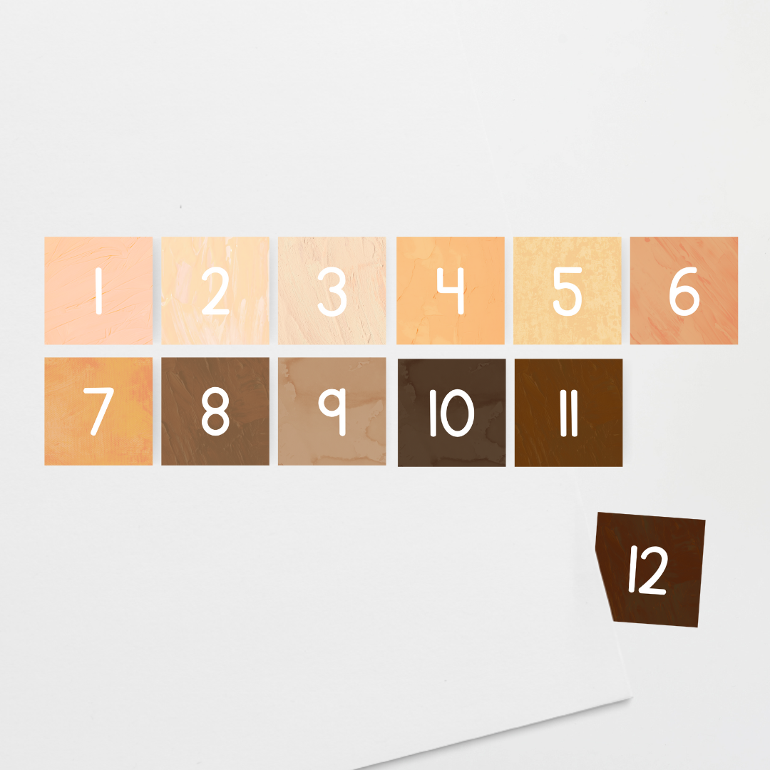 Number Line - Neutral Classroom Decor