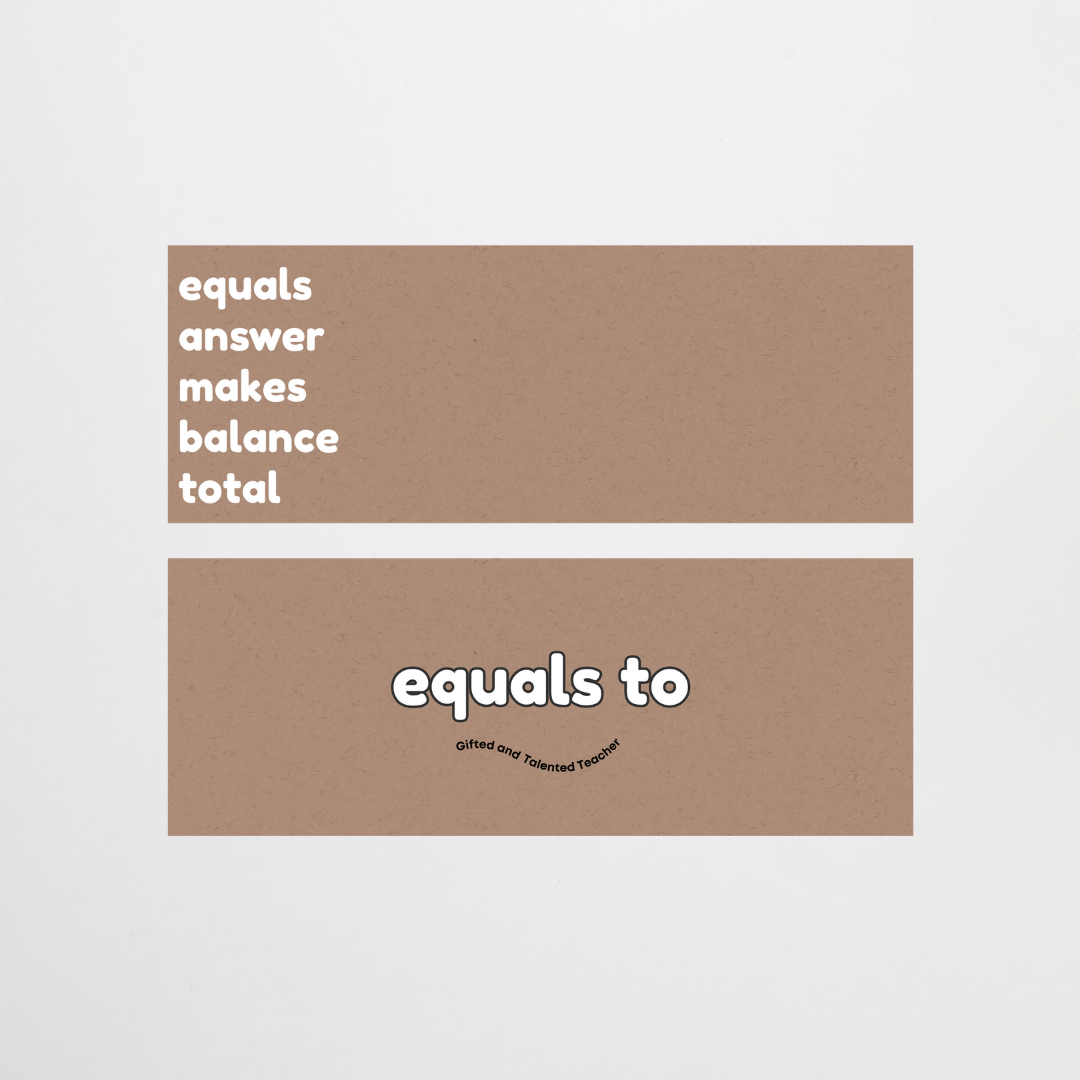 Maths Symbols and Vocabulary - Mathematics Posters: Little Circus Classroom Decor - Teacher Resources & Classroom Decor