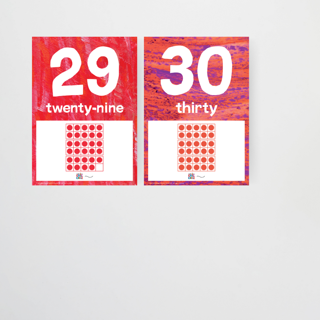 Number Posters - The Very Hungry Caterpillar™ - Teacher Resources & Classroom Decor