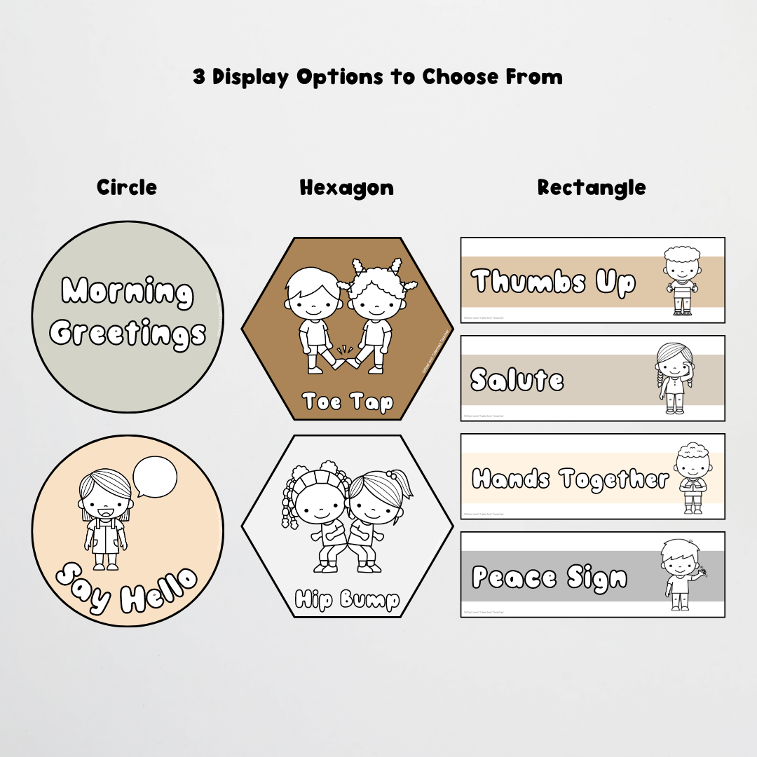 Matisse: Greetings - Neutral - Teacher Resources & Classroom Decor