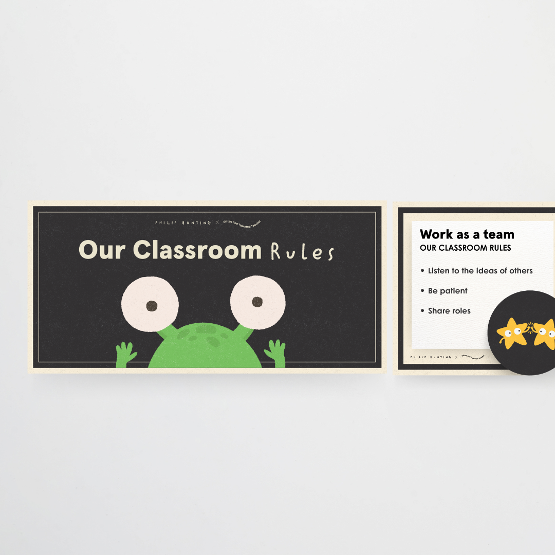 Philip Bunting: Classroom Rules - Watch this Space Classroom Decor
