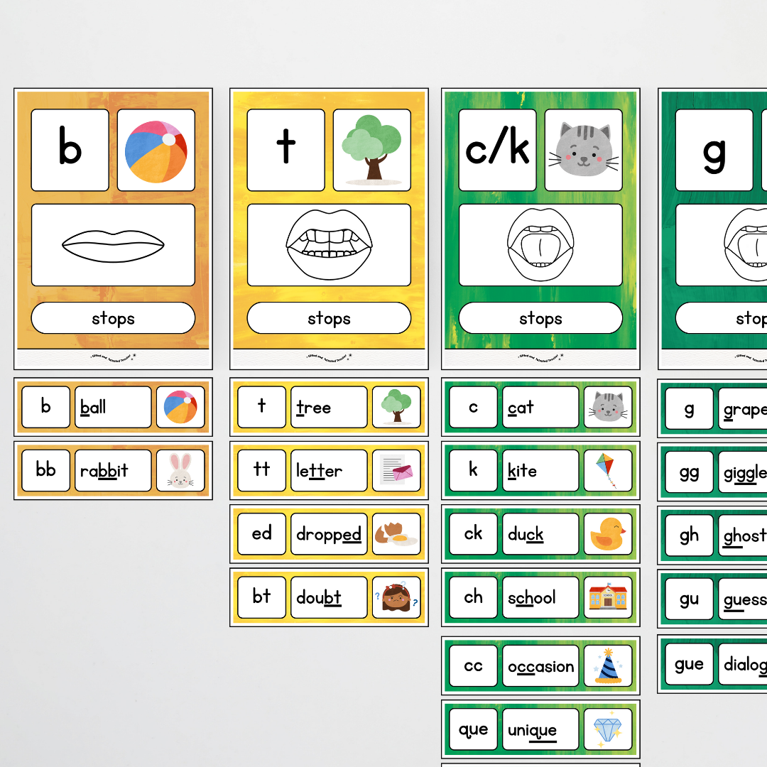 Sound Wall with Mouth Articulation - Australian Fauna and Flora Classroom Decor