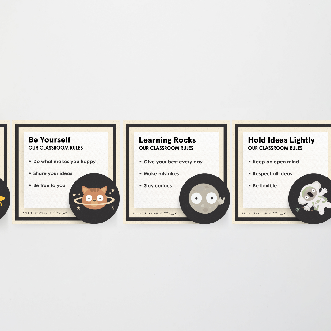 Philip Bunting: Classroom Rules - Watch this Space Classroom Decor