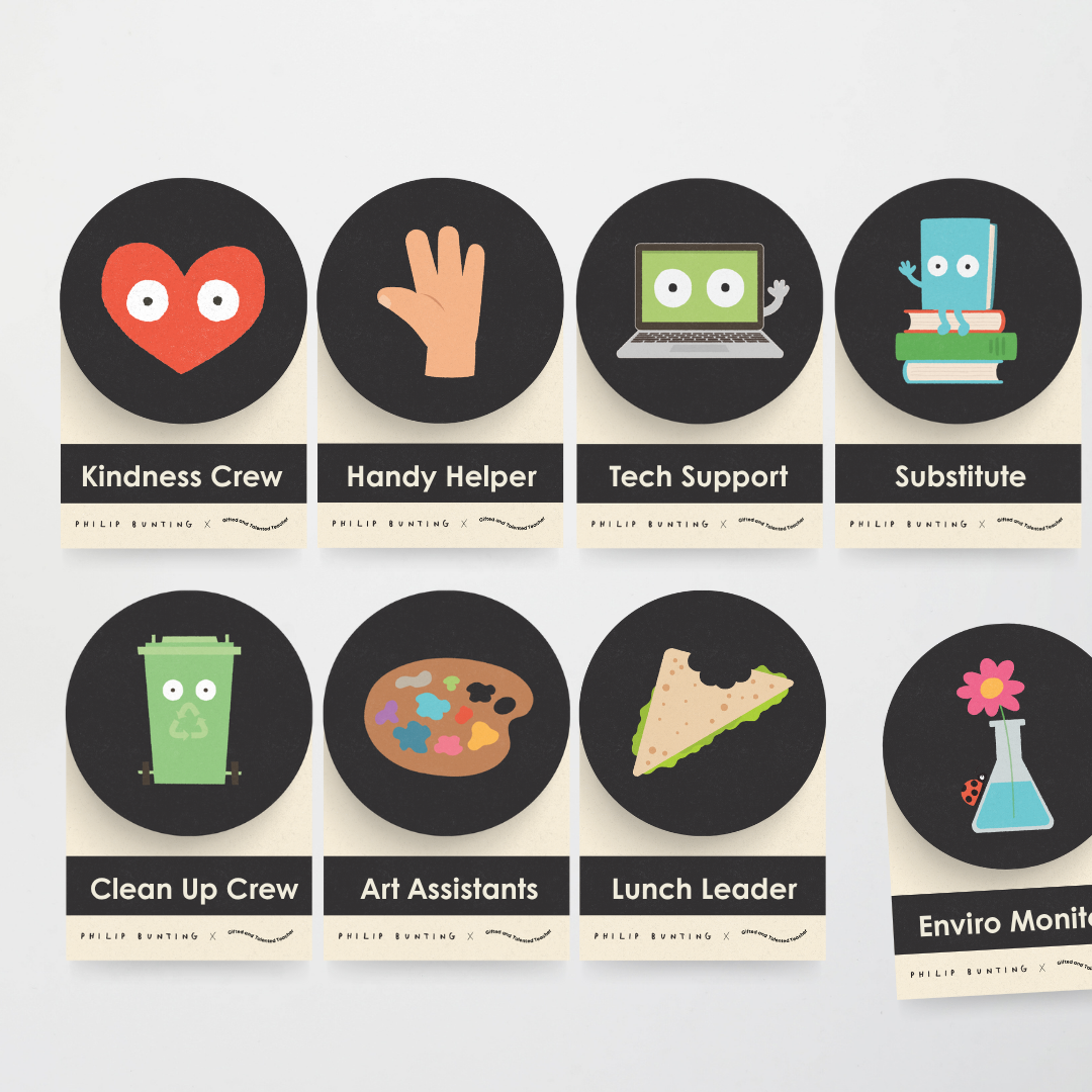 x Philip Bunting - Watch this Space Classroom Decor (Upper Grades) Bundle