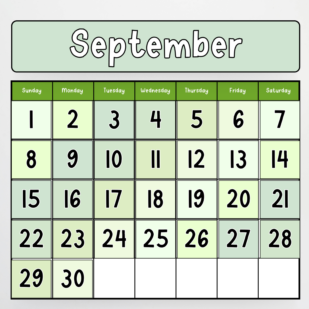 Classroom Calendar - Boho Botanical Classroom Decor - Teacher Resources & Classroom Decor