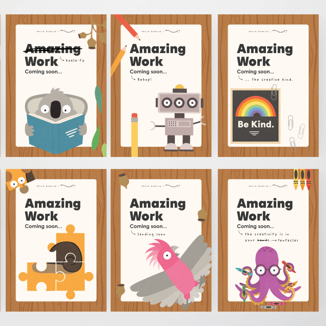 Philip Bunting: Amazing Work... Coming Soon Posters - Back to School Classroom Decor