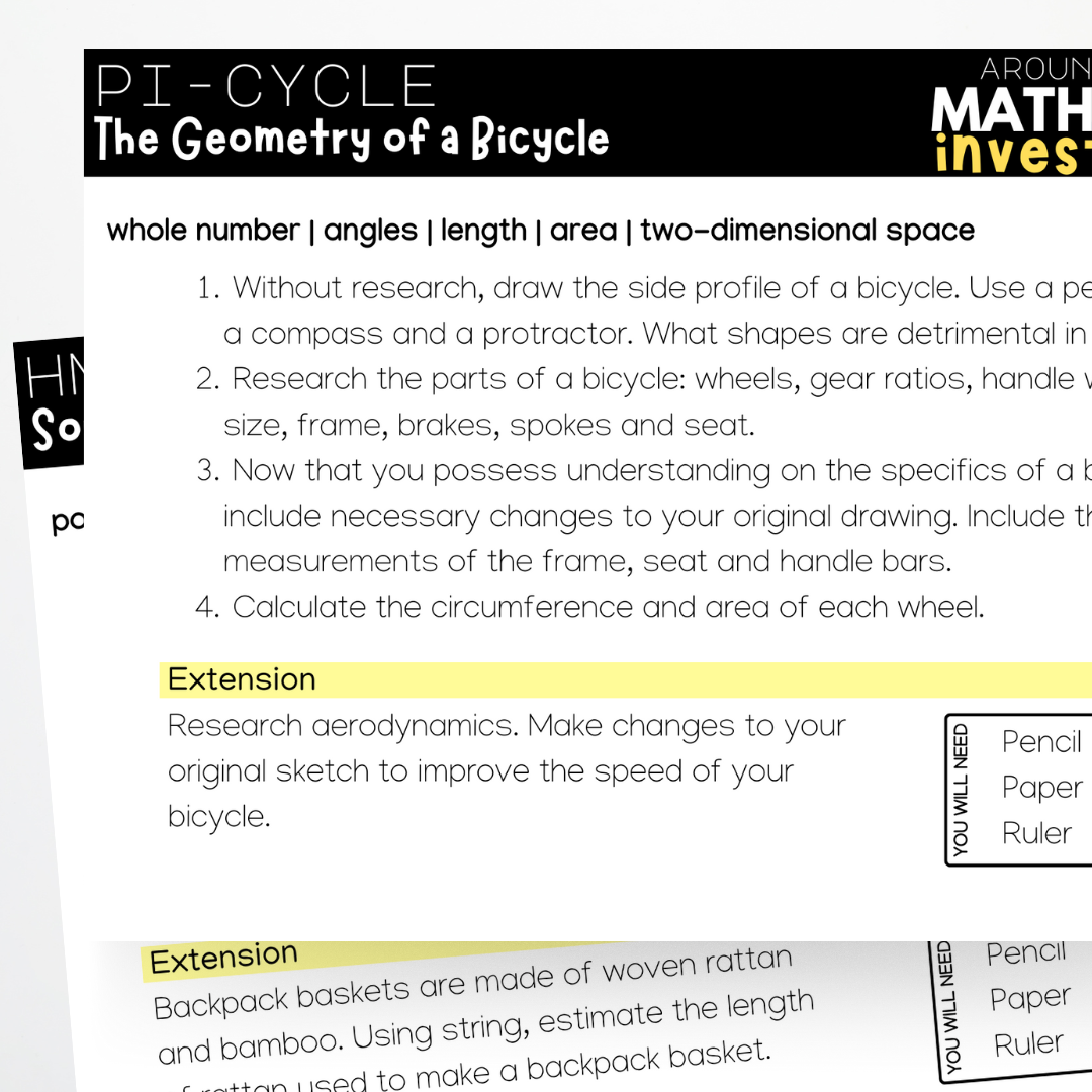 Volume 2: Around the World - Mathematics Investigations