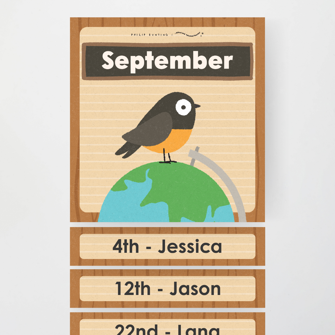 x Philip Bunting - Back to School Classroom Decor (Upper Grades) Bundle