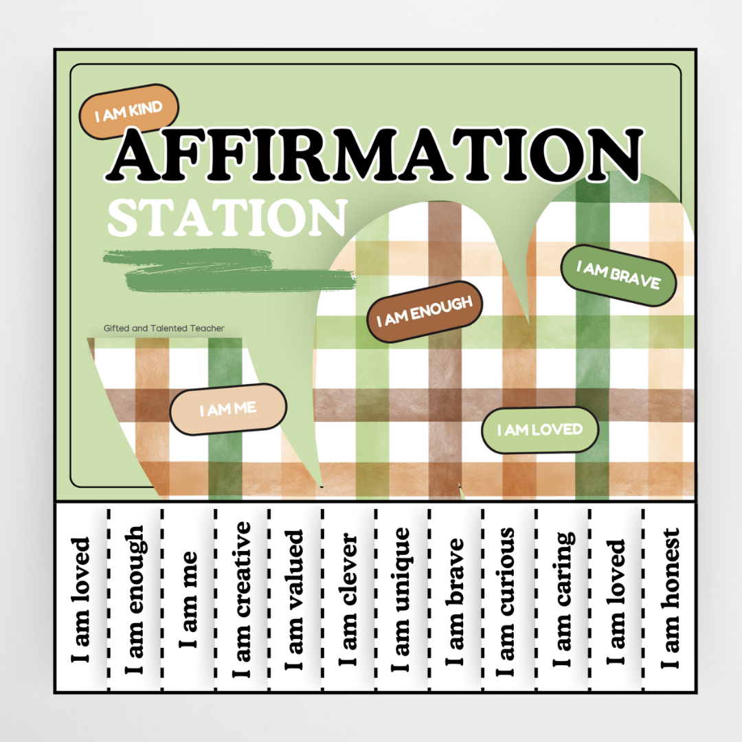 Affirmation Station - Woodland Classroom Decor - Teacher Resources & Classroom Decor