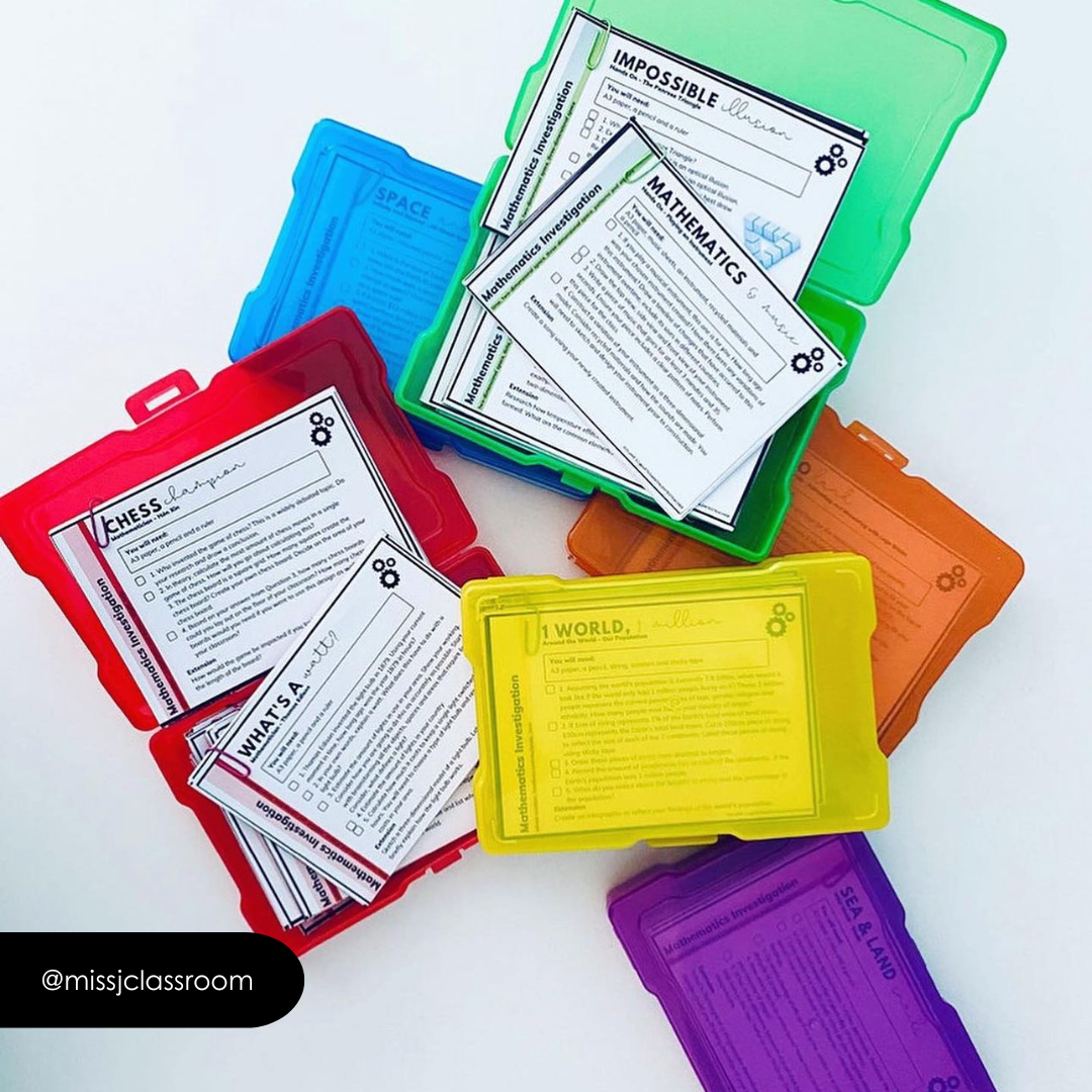 Volume 2 - Mathematics Investigation Bundle (Extension) - Teacher Resources & Classroom Decor
