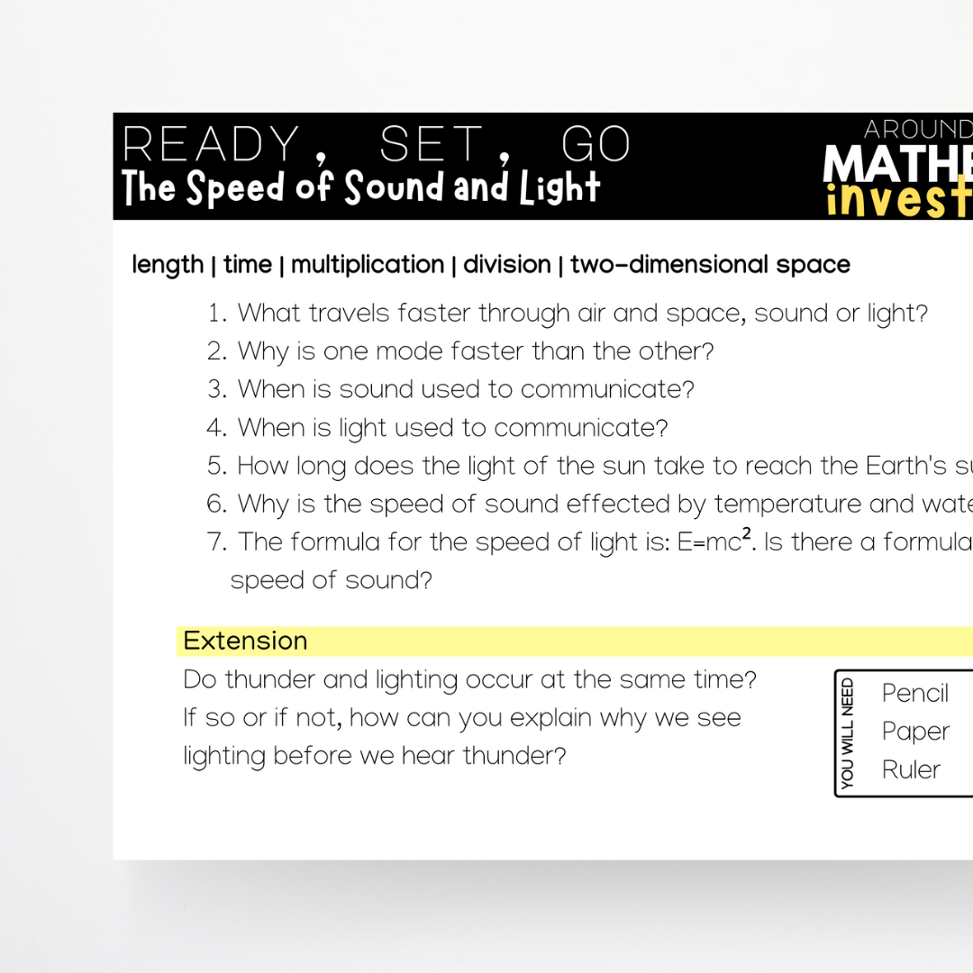 Volume 2: Around the World - Mathematics Investigations
