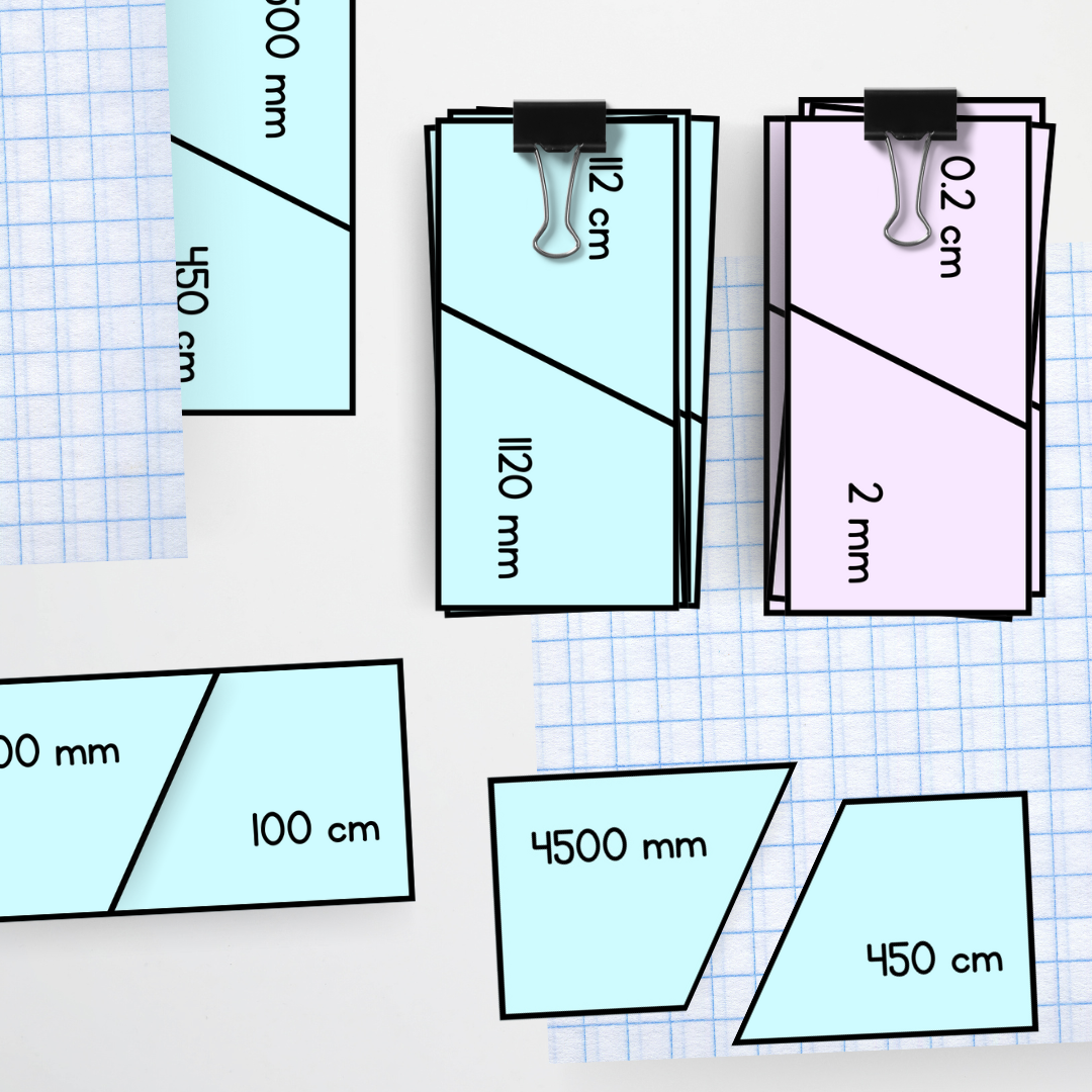 Length Match Cards: mm to cm - Teacher Resources & Classroom Decor