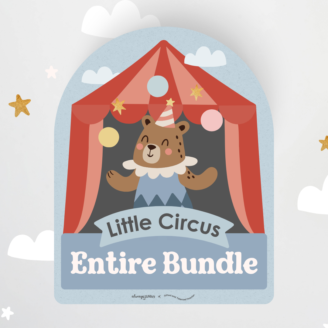 x Always Sunny Co. - Little Circus Classroom Decor Bundle