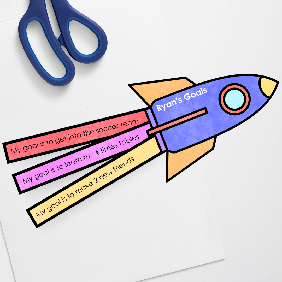 Goal Setting Rocket: Back to School - Teacher Resources & Classroom Decor