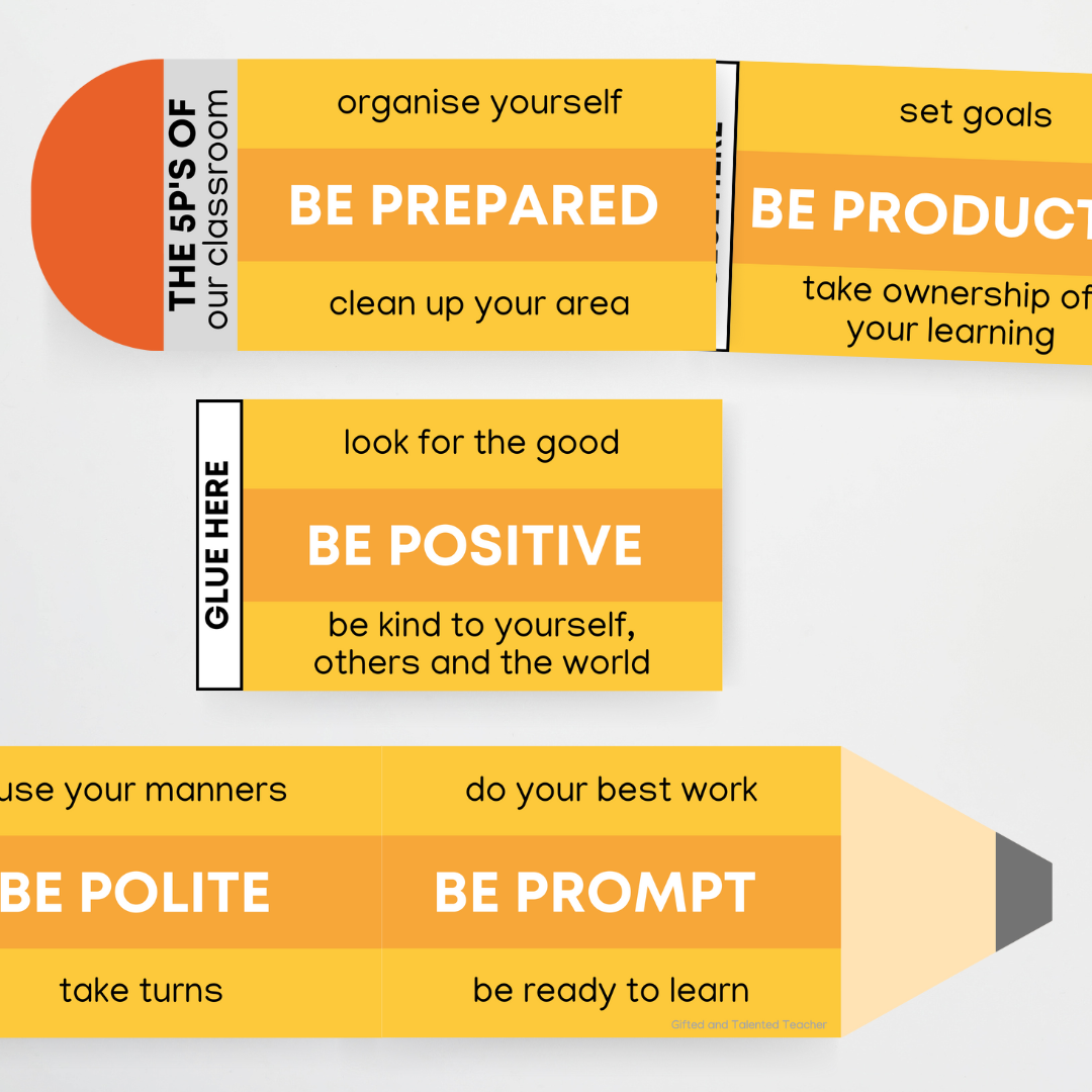 5P's of Learning: Classroom Pencil