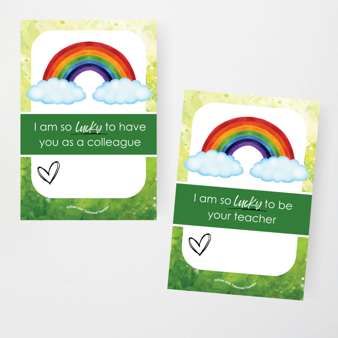 St Patrick's Day Student and Colleague Tags - Teacher Resources & Classroom Decor