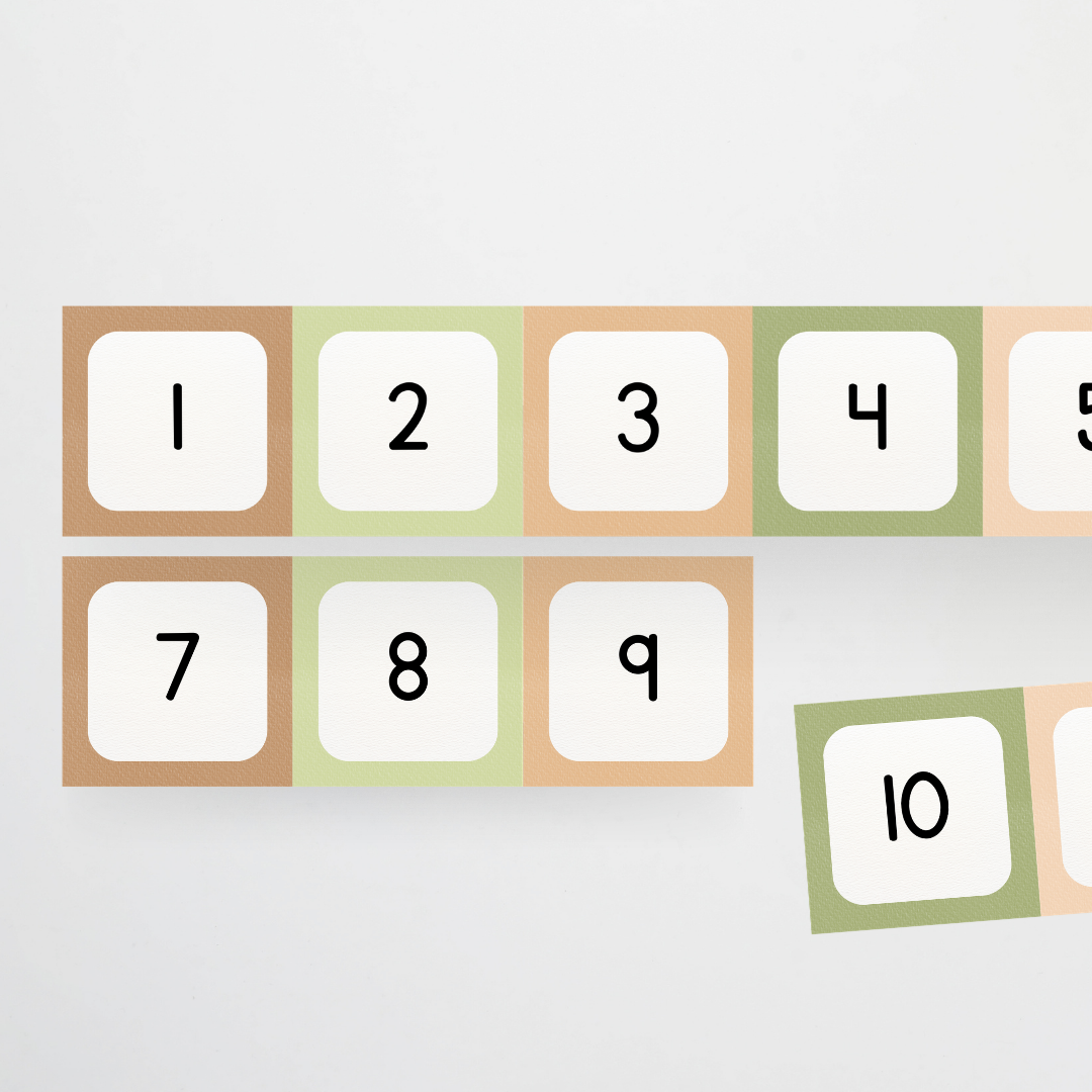 Number Line - Woodland Classroom Decor - Teacher Resources & Classroom Decor