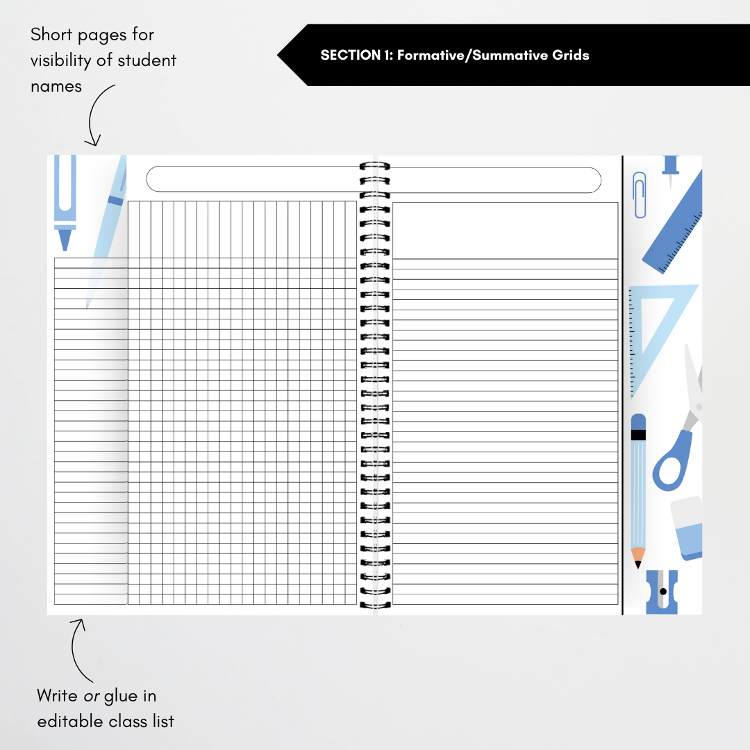 Assessment Book - Blank: Upper Grades - Teacher Resources & Classroom Decor