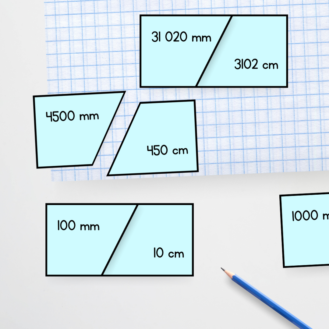 Length Match Cards: mm to cm - Teacher Resources & Classroom Decor