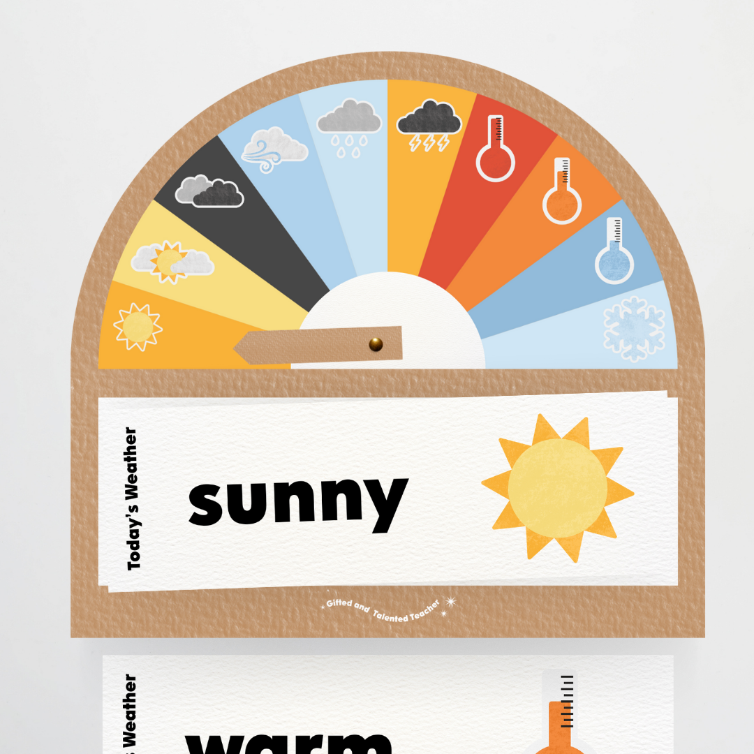 Weather Display - Woodland Classroom Decor