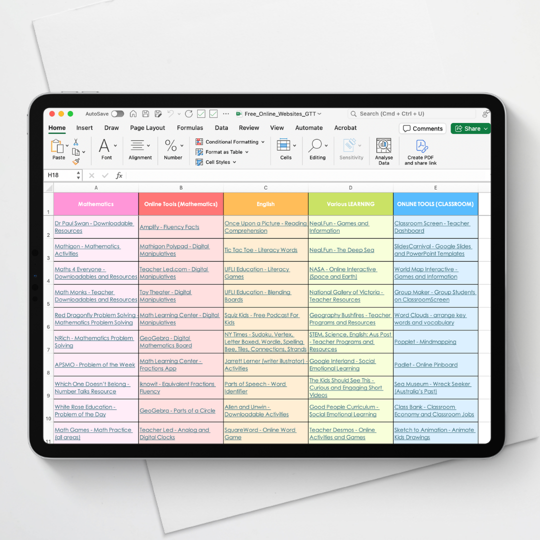 Free Online Websites for Teachers: Free Teaching Websites - Teacher Resources & Classroom Decor