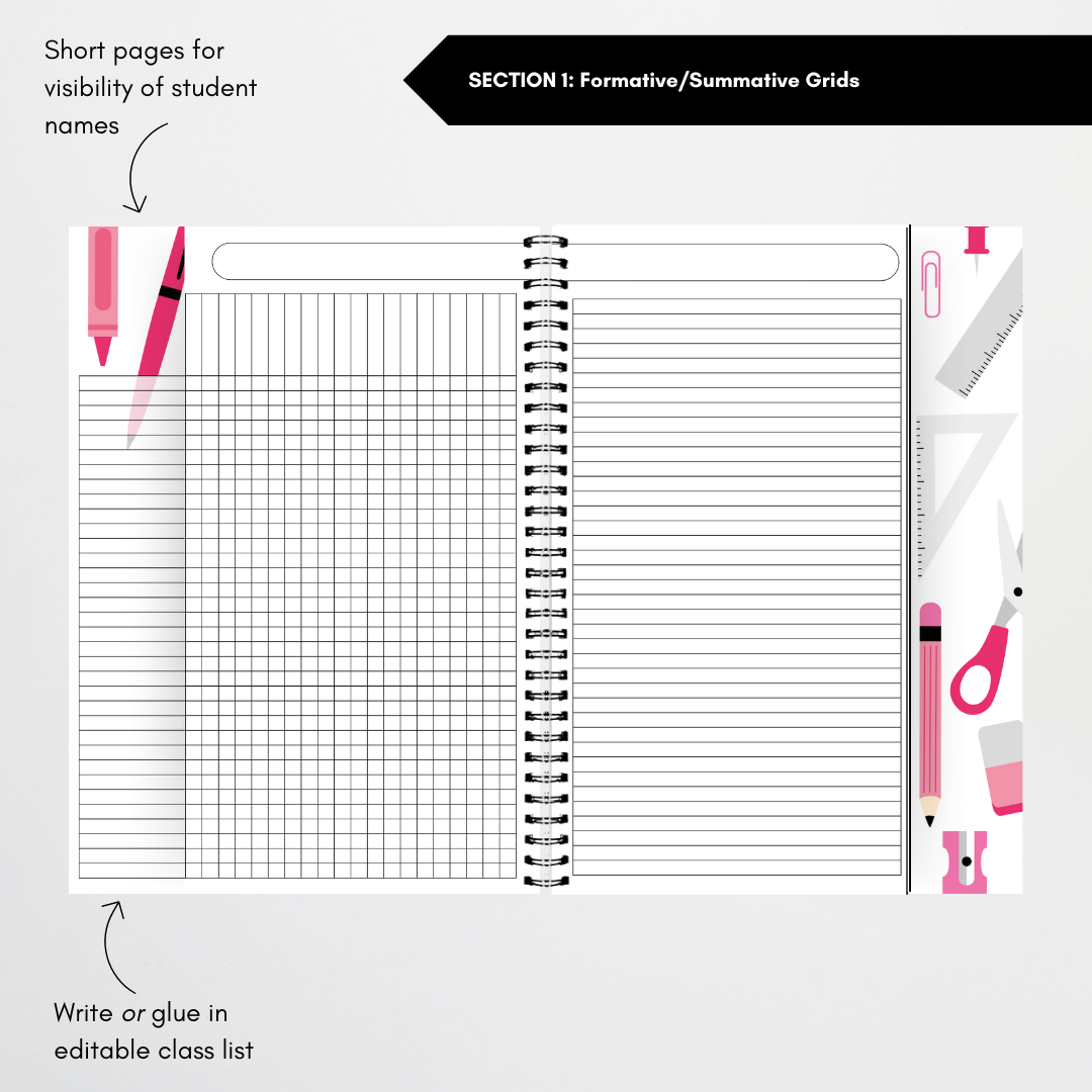 Assessment Book - Blank: Lower Grades - Teacher Resources & Classroom Decor