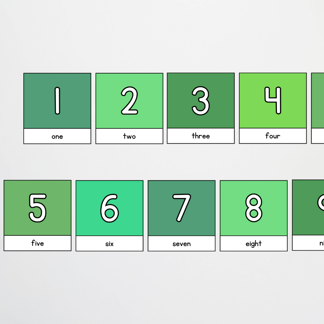 Number Line and 100s Wall Chart - Leafy Greens Classroom Decor - Teacher Resources & Classroom Decor