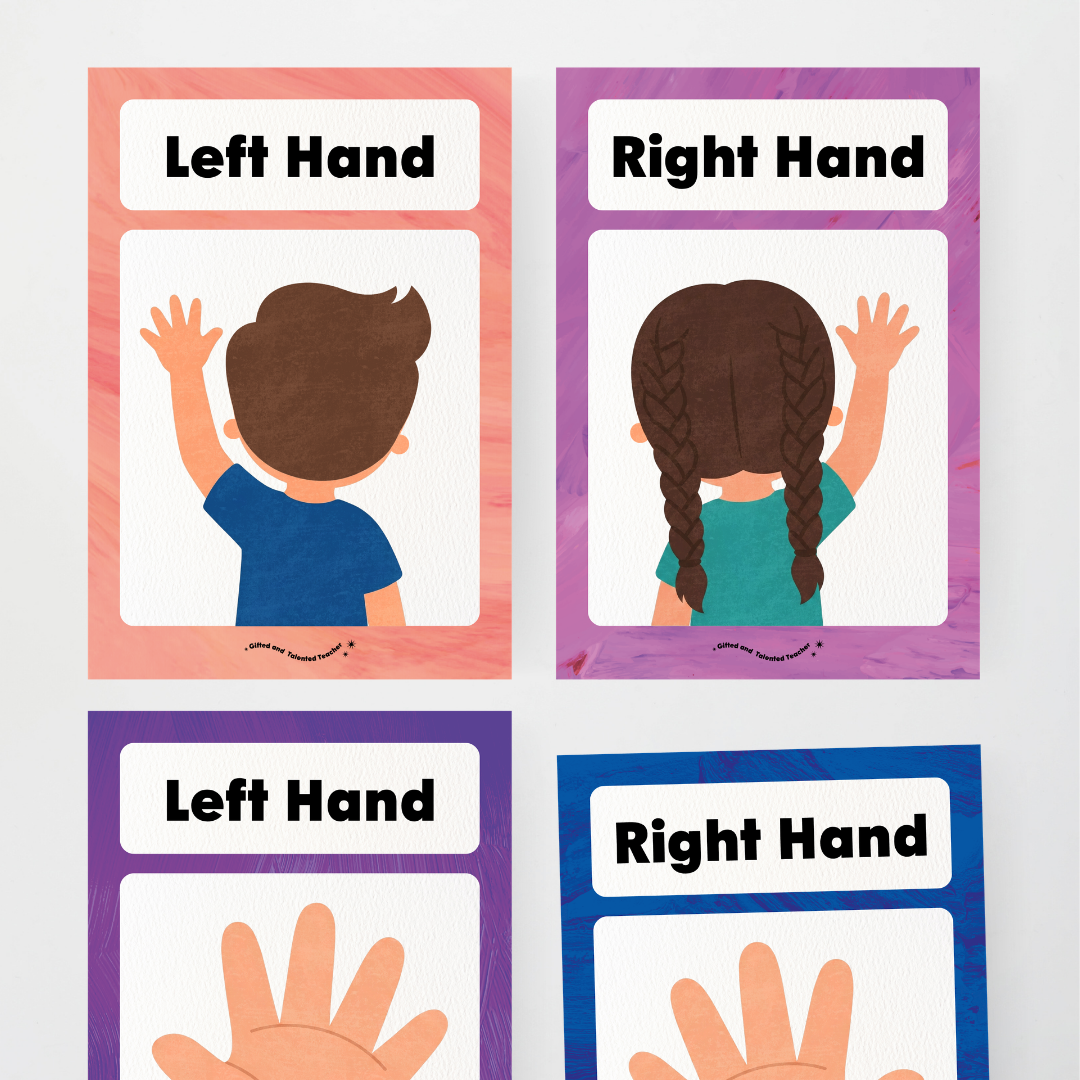 Left Hand and Right Hand Position Classroom Display - Insect Life Classroom Decor - Teacher Resources & Classroom Decor
