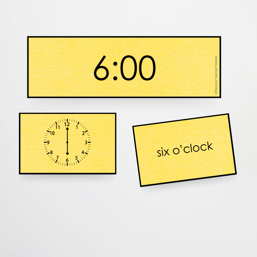 Precise Time - o’clock - Teacher Resources & Classroom Decor