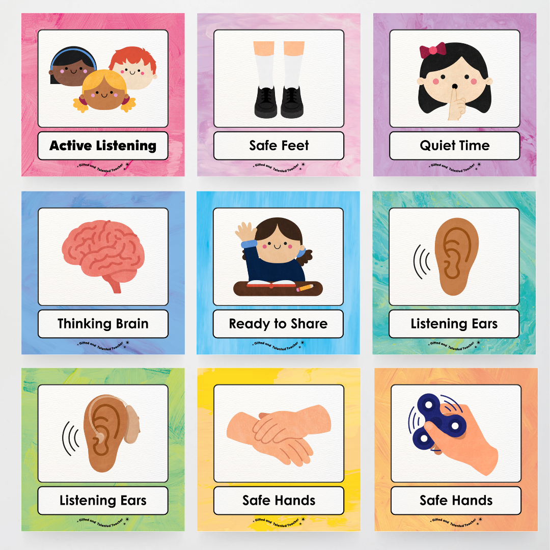 Inclusive Active Listening Editable Classroom Display - Sea Life Classroom Decor - Teacher Resources & Classroom Decor