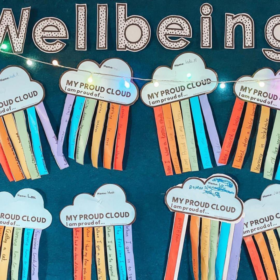 Proud Cloud: Reflection Resource - Rainbow Classroom Decor - Teacher Resources & Classroom Decor