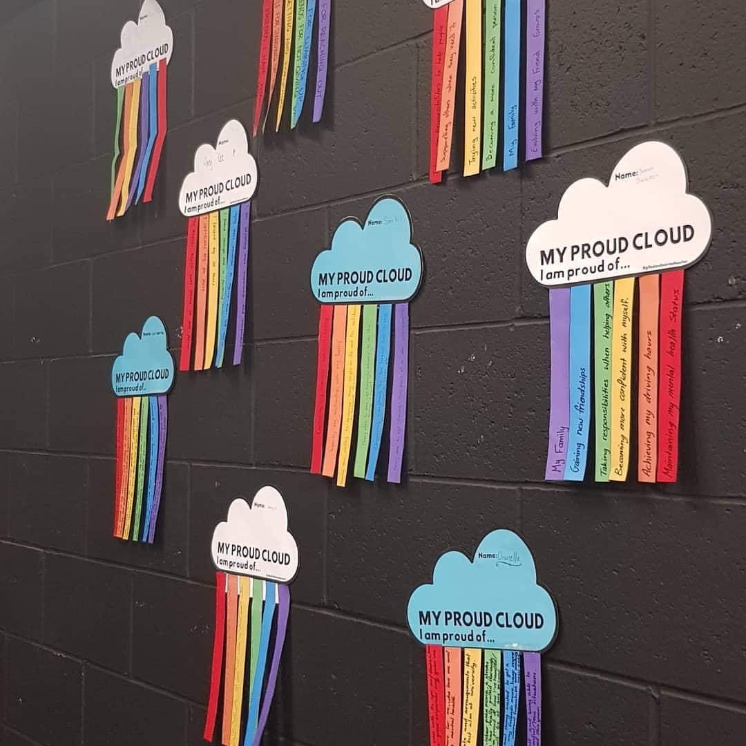 Proud Cloud: Reflection Resource - Rainbow Classroom Decor - Teacher Resources & Classroom Decor