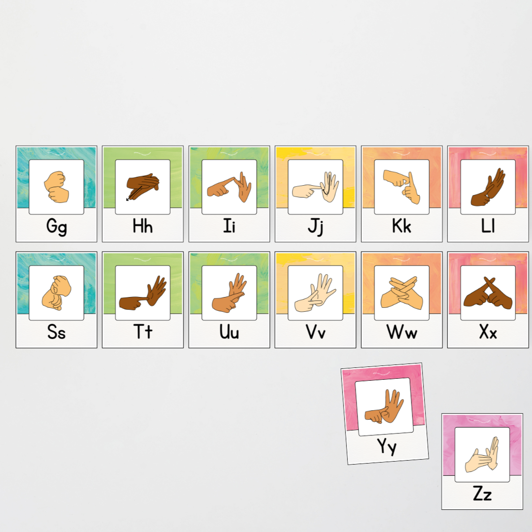 Pete Cromer: Auslan Alphabet Posters - Sea Life Classroom Decor