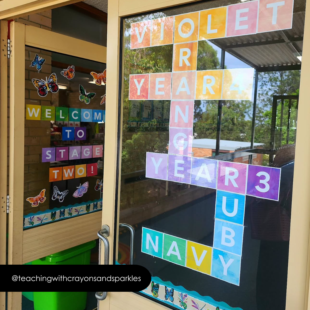Pete Cromer: Lettering Tiles - Insect Life Classroom Decor