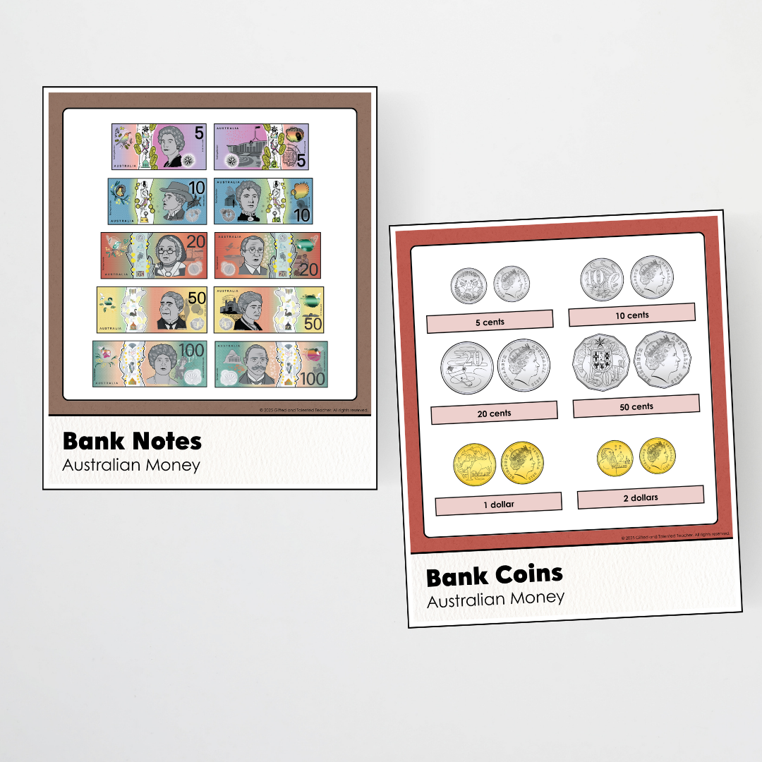 Australian Money Posters - Little Circus Classroom Decor - Teacher Resources & Classroom Decor