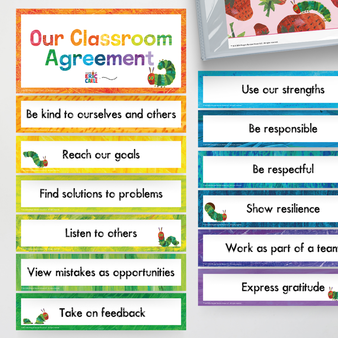 x World of Eric Carle - The Very Hungry Caterpillar™ Classroom Decor Bundle - Teacher Resources & Classroom Decor