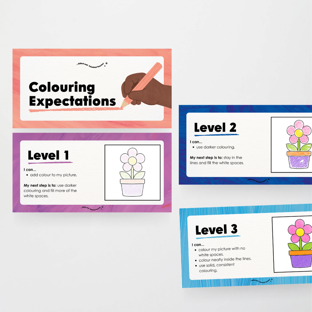 Colouring / Coloring Expectations Classroom Wall Display - Insect Life Classroom Decor
