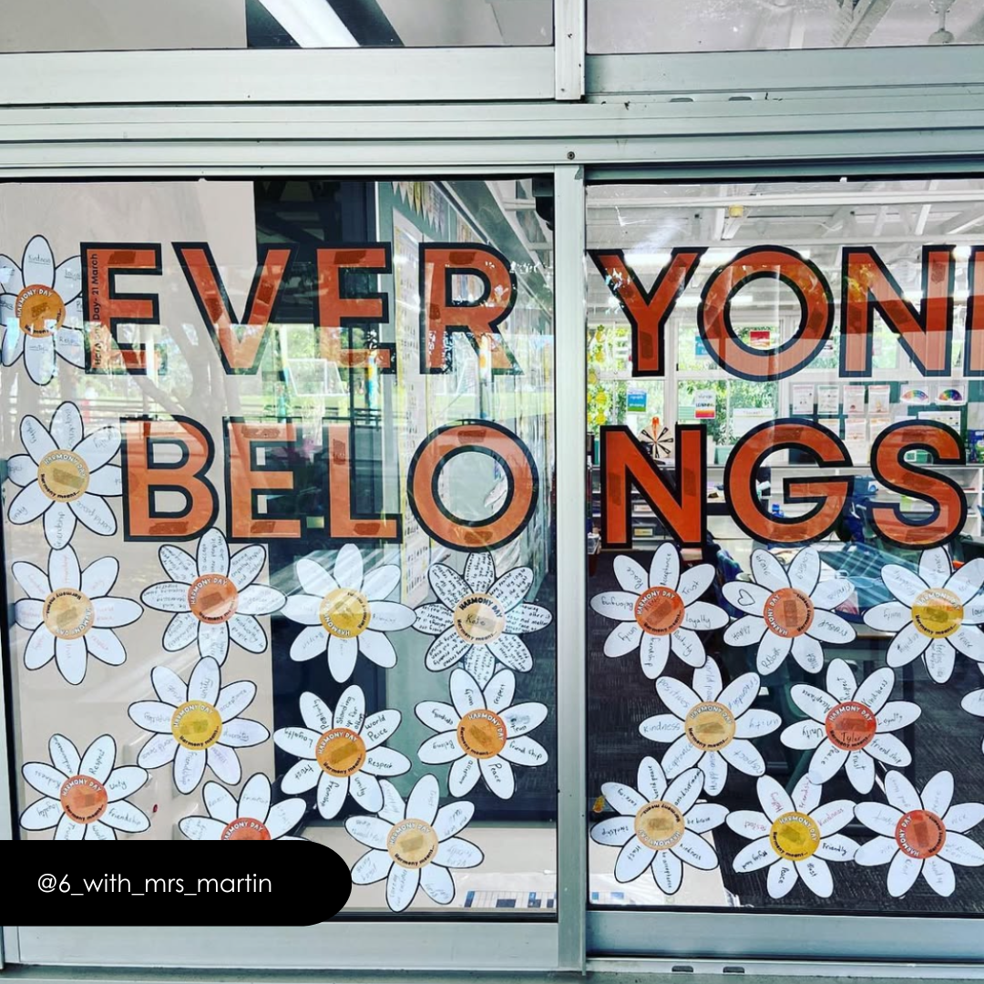 Harmony Day and Harmony Week: Dot Display and Flower Activity