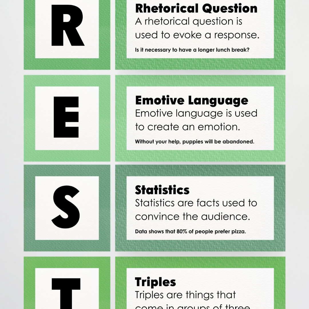 Persuasive Devices: AFOREST - Leafy Greens Classroom Decor - Teacher Resources & Classroom Decor