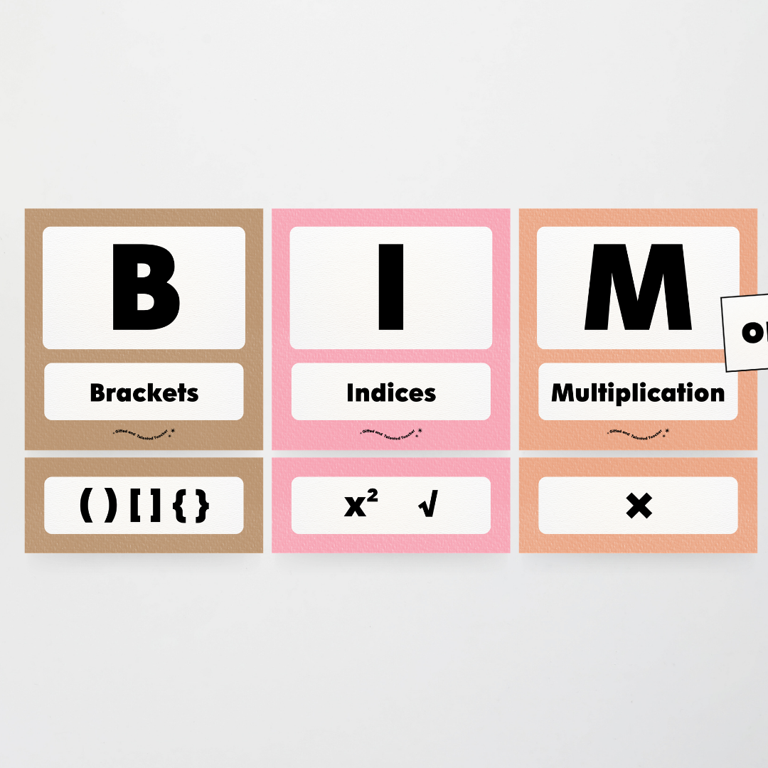BIMDAS Order of Operations - Farmers Market Classroom Decor - Teacher Resources & Classroom Decor