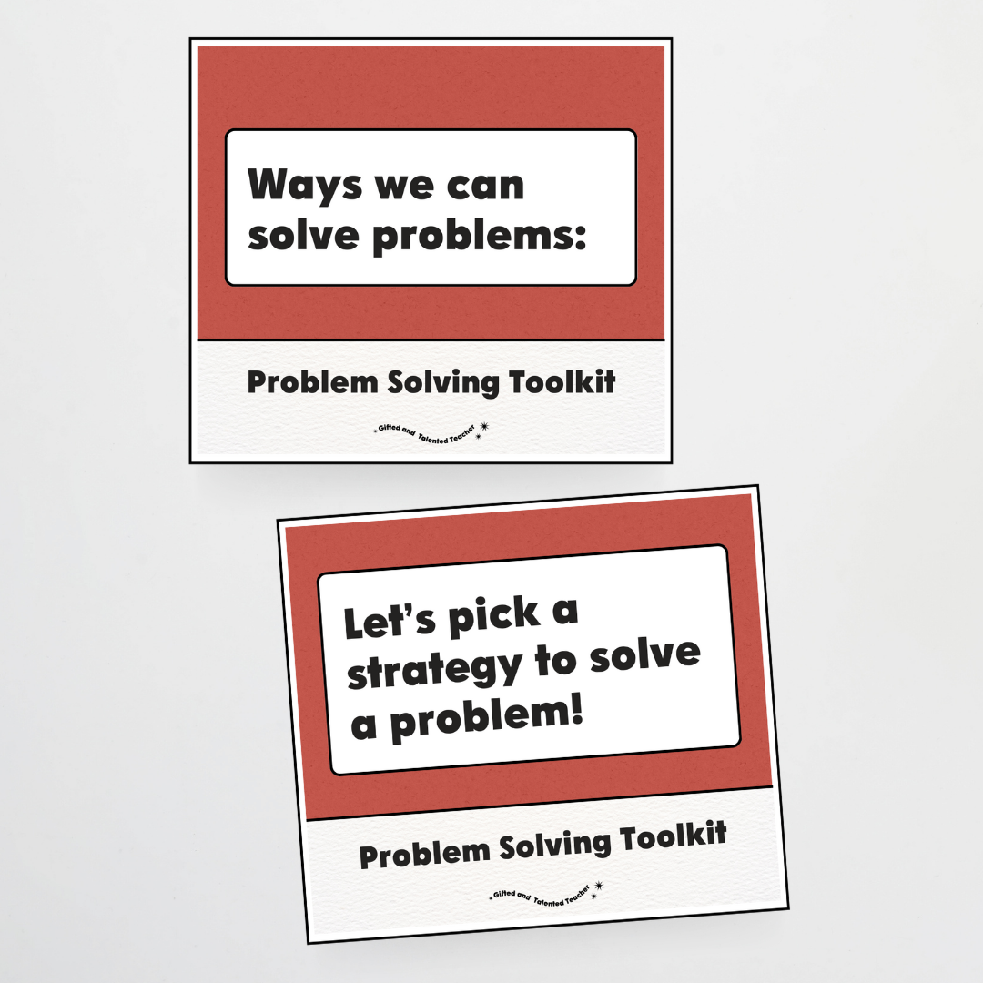 Lower Grades Problem Solving Strategy Toolkit - Little Circus Classroom Decor - Teacher Resources & Classroom Decor
