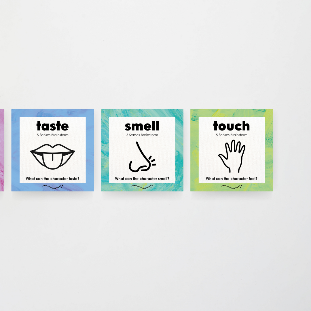 Pete Cromer: 5 Senses Brainstorm Posters - Sea Life Classroom Decor - Teacher Resources & Classroom Decor