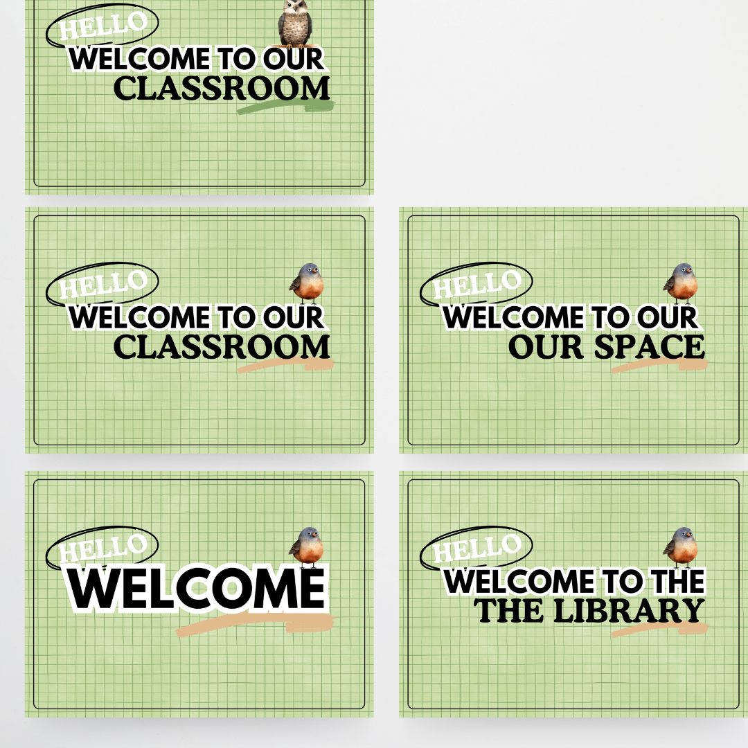 Welcome Door Display - Woodland Classroom Decor - Teacher Resources & Classroom Decor