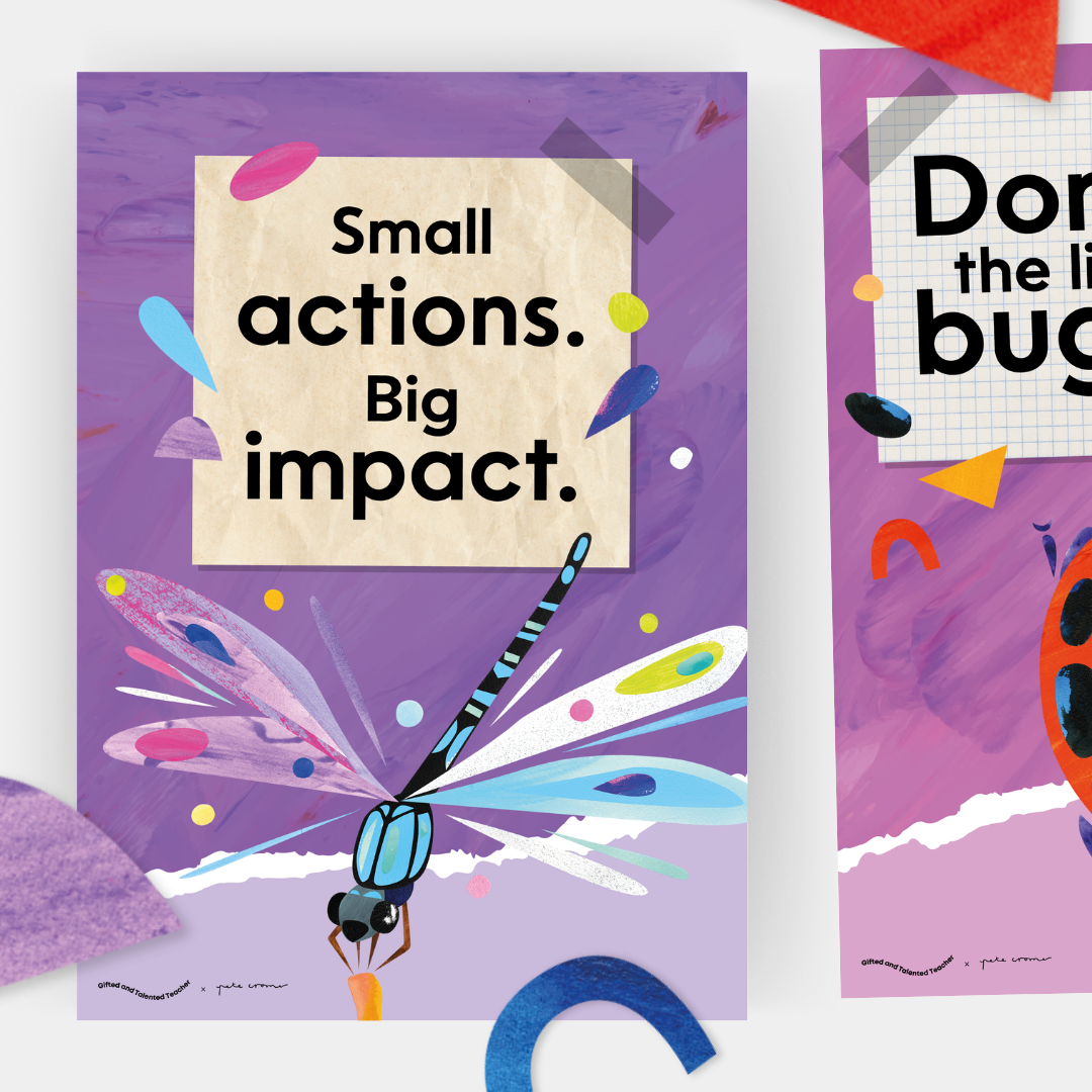 x Pete Cromer - Insect Life Classroom Decor Bundle - Teacher Resources & Classroom Decor