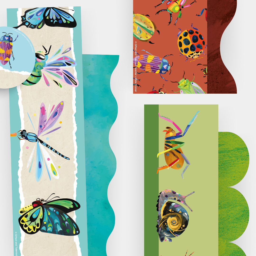 x Pete Cromer - Insect Life Classroom Decor Bundle - Teacher Resources & Classroom Decor