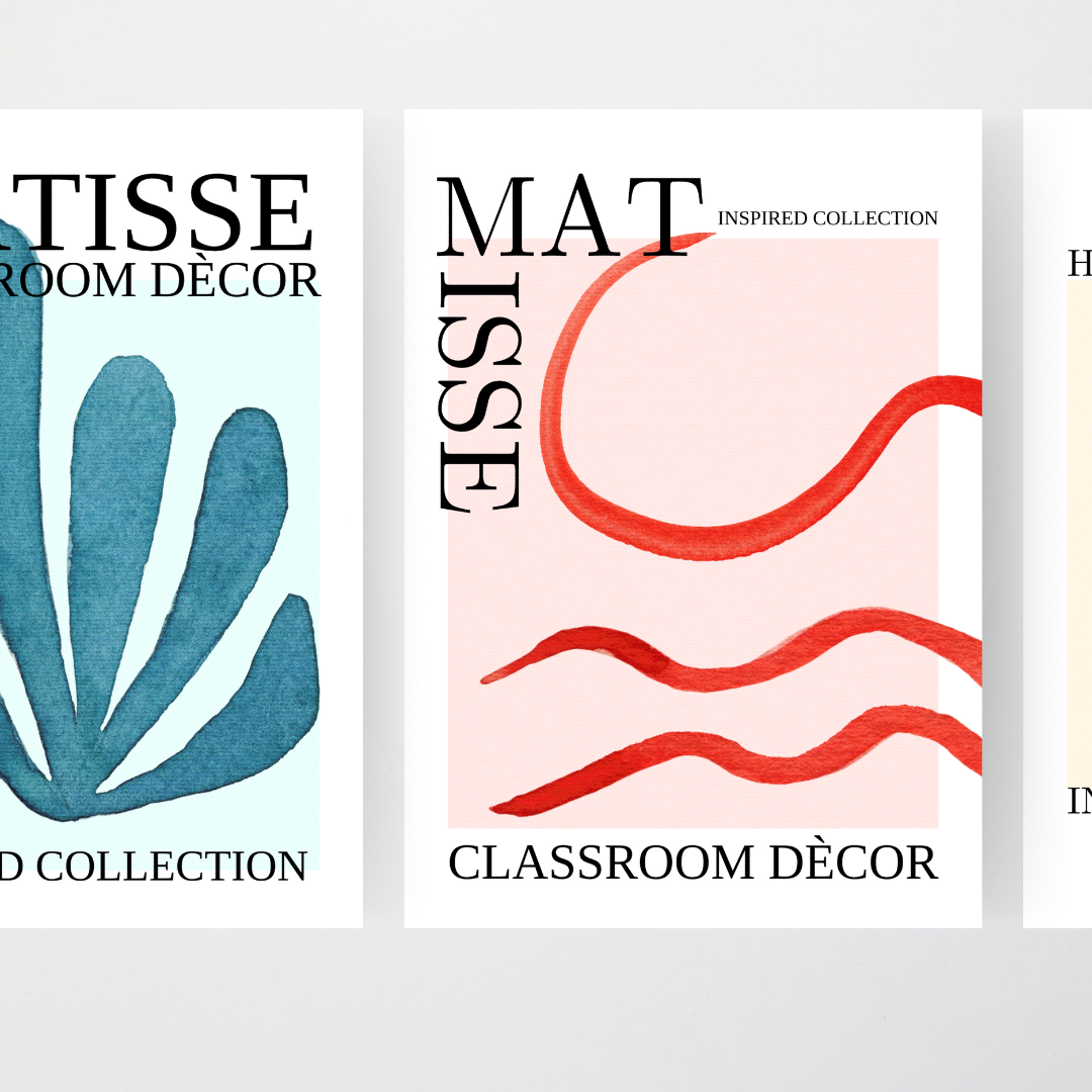 Matisse: Posters - Color | Colour - Teacher Resources & Classroom Decor