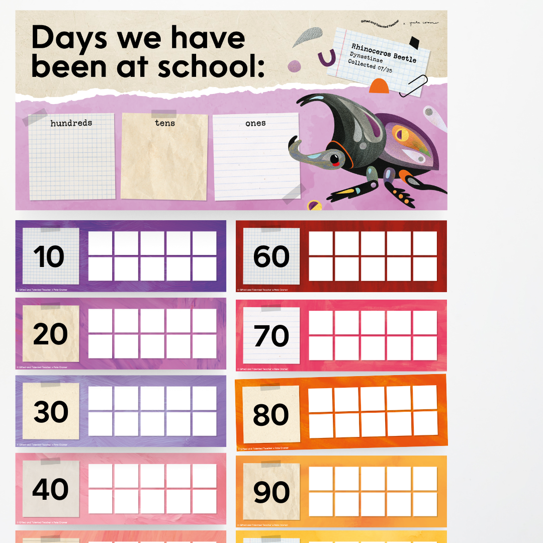 x Pete Cromer - Insect Life Classroom Decor Bundle - Teacher Resources & Classroom Decor