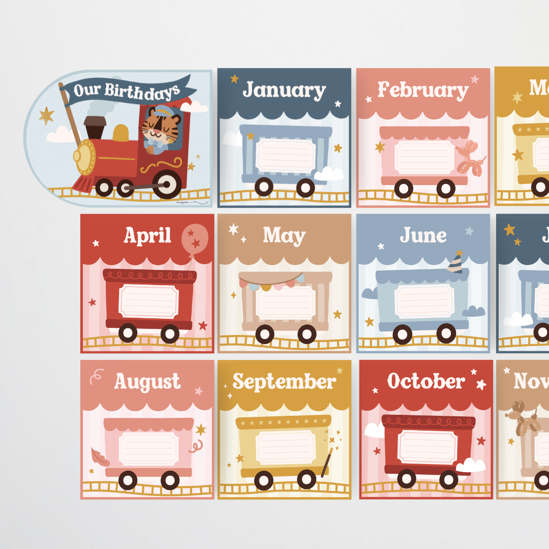 Birthday Display - Little Circus Classroom Decor