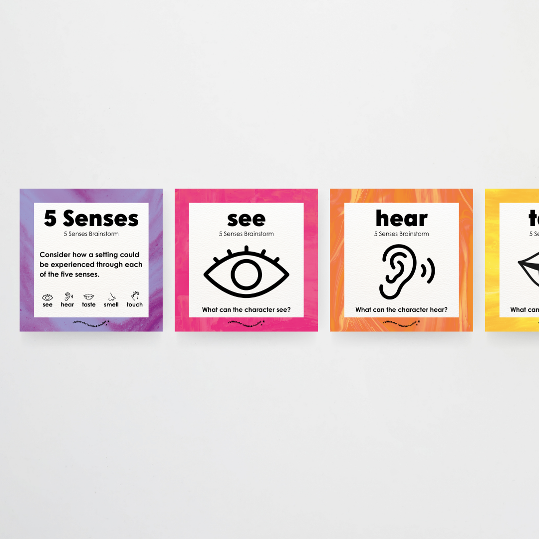 Pete Cromer: 5 Senses Brainstorm Posters - Australian Fauna and Flora Classroom Decor