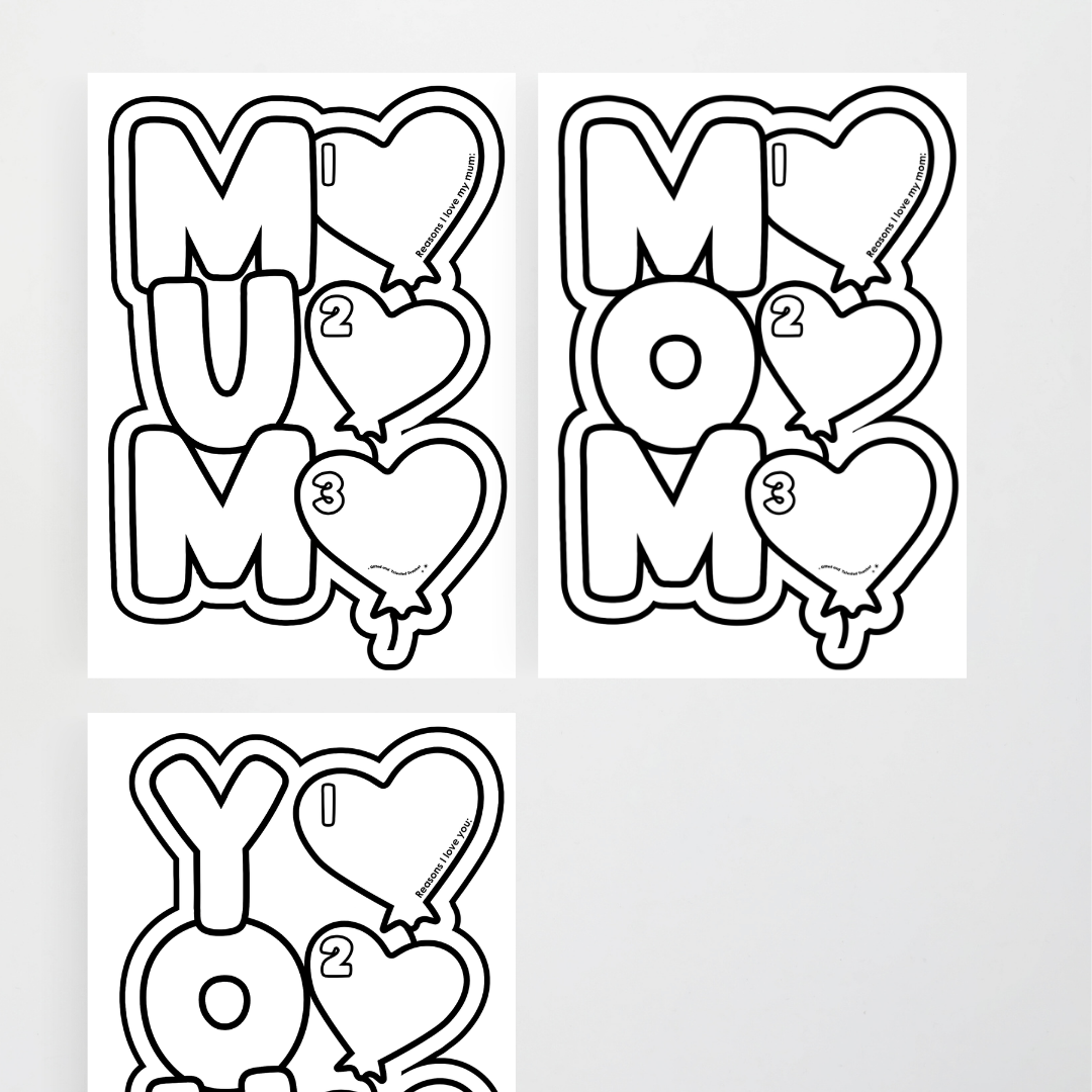 Mother’s Day Lettering Activity: Reasons I Love My Mum - Teacher Resources & Classroom Decor